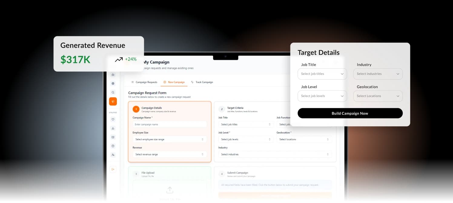 Build Your Campaign dashboard preview